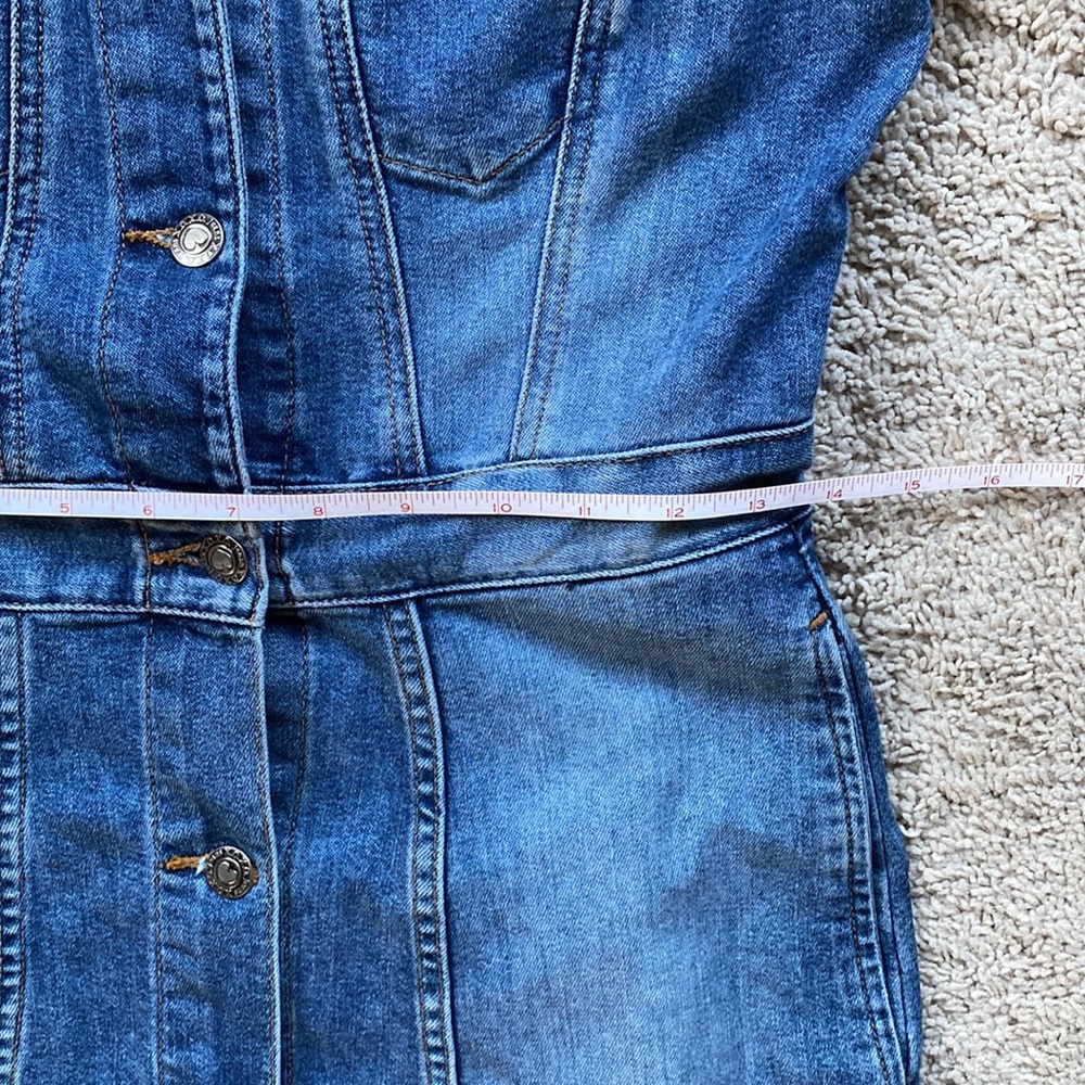 Vintage XOXO Denim button up dress coat - Picture 10 of 12